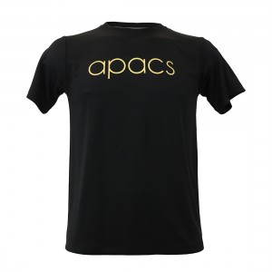 Apacs Dri-Fast Logo T-Shirt (RN307-LI) - Black/Gold